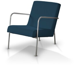 Pokrowiec na fotel Ikea PS, ocean blue (morski niebieski), fotel Ikea PS, Cotton Panama