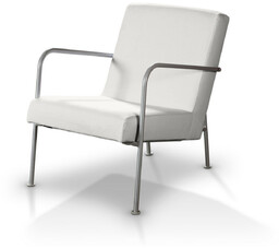 Pokrowiec na fotel Ikea PS, biały, fotel Ikea PS, Cotton Panama