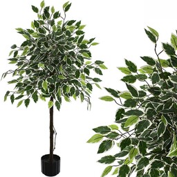SZTUCZNE DRZEWKO BENJAMIN FIKUS W DONICY KOMPOZYCJA DEKORACJA DO DOMU BIURA HOTELU BARU RESTAURACJI 100 CM