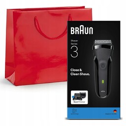 Zestaw prezentowy Golarka Braun Series 3, maszynka do golenia 300BT