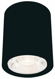 Oprawa sufitowa tuba EDESA LED M 6W czarny IP54 śr. 9cm 9107