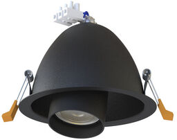 Lampa sufitowa wpuszczana DOT czarny śr. 13,7cm 8826