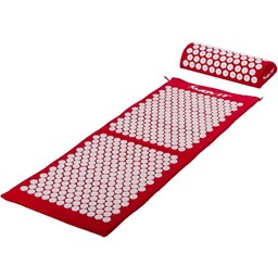 CZERWONA MATA ZDROWOTNA DO AKUPRESURY 130x50 CM Z KOLCAMI NA BÓL PLECÓW