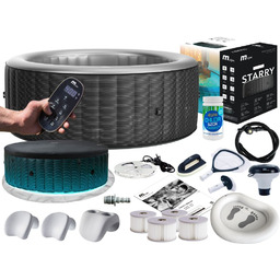 Zestaw Premium Dmuchane Ogrodowe Spa MSpa Starry C-ST062