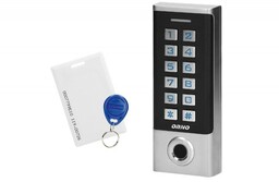 Zamek szyfrowy ORNO z czytnikiem kart, breloków i linii papilarnych, wodoodporny IP68 (obudowa hermetyczna) (OR-ZS-823)