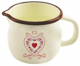 Kubek emaliowany beżowy TONCA 1,2 l