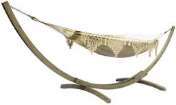 Zestaw ogrodowy Koala - stojak z hamakiem CHW-209, drewno - oliwka K-CHW-209