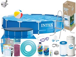 Basen Intex 366x76 Ogrodowy Stelażowy 28212 19w1