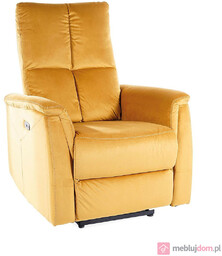 Fotel relaksacyjny NEPTUN VELVET Signal Curry