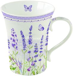 KUBEK PORCELANOWY - Lawendowa Łąka 360 ml (1461 LAVF)