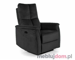 Fotel relaksacyjny NEPTUN VELVET Signal Czarny