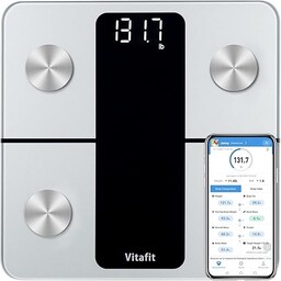 Waga łazienkowa Vitafit VT7018, Bluetooth z aplikacją, Profesionalna