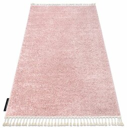 Dywan BERBER 9000 różowy Frędzle berberyjski marokański shaggy 160x220 cm