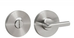 Blokada łazienkowa Assa Abloy, rozeta okrągła, trzpień 8 mm, stal nierdzewna (AHW55000WC) (komplet)