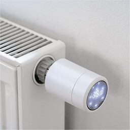 EMOS GoSmart termostat grzejnikowy z aplikacją, programowalny termostat ZigBee Smart Home, regulowana histereza, kompatybilny z Tuya, Smart Life, Alexa, Google Assistant