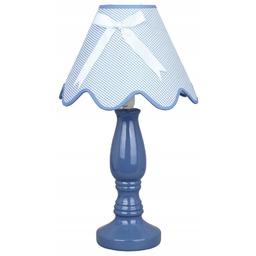 Lampka stołowa nocna niebieska Lola 41-04710