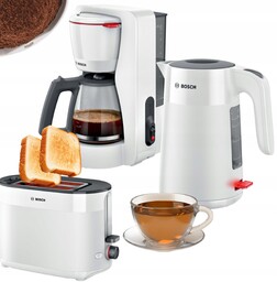 Zestaw Bosch MyMoment Ekspres TKA2M111+ Czajnik TWK2M161+ Toster TAT2M121