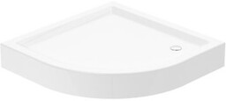 NEW TRENDY Brodzik kompaktowy półokrągły R55 90x90x16 akrylowy BL-0008