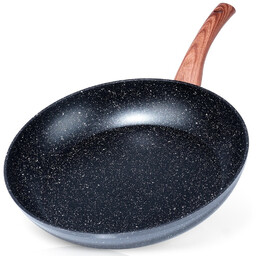 Patelnia granitowa BLACK&WOOD 32 cm
