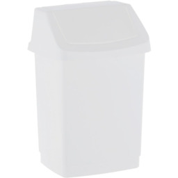 Kosz na śmieci 15 litrów Curver CLICK-IT, biały plastik