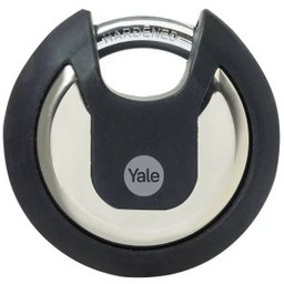 Kłódka dyskowa na klucz Yale Y130B/70/116/1 do użytku zewnętrznego