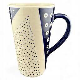 Kubek John 400 ml Unikat Trzy kropki dek. GZ62 Ceramika Bolesławiec