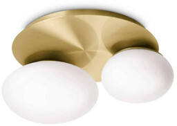 Plafon NINFEA PL2 OTTONE 293653 - Ideal Lux