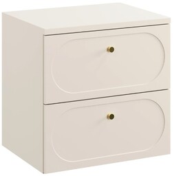 Szafka pod umywalkę z blatem 60 cm zestaw kaszmir (SET-DS B SAND 60CM), subtelna