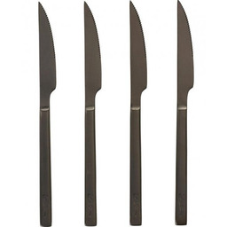 Bitz Noże do Steków, Pizzy 4 Szt. Czarne