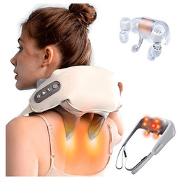 Shiatsu Masażer do Szyi, Karku i Pleców z Podgrzewaniem USB