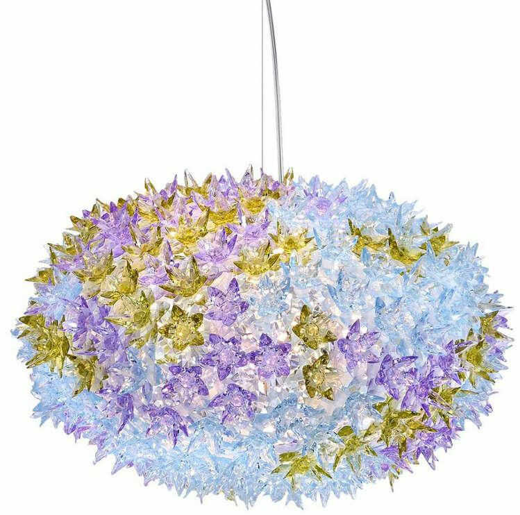 Bloom S2 fioletowy - Kartell - lampa wisząca