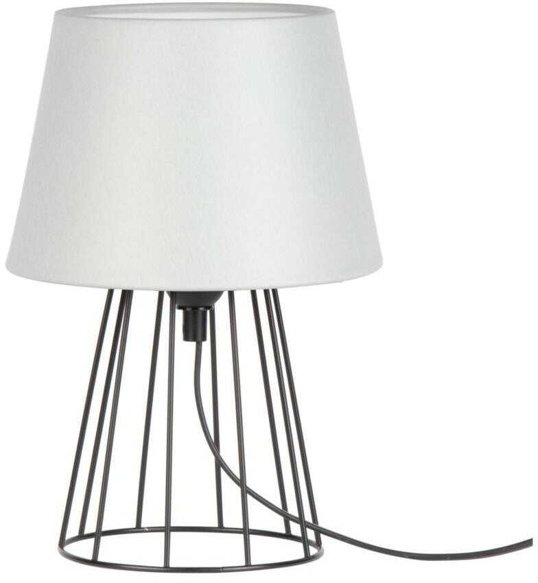 Spot-Light 7663104 - Lampa stołowa MANGOO 1 E27/40W/230V szara/czarna
