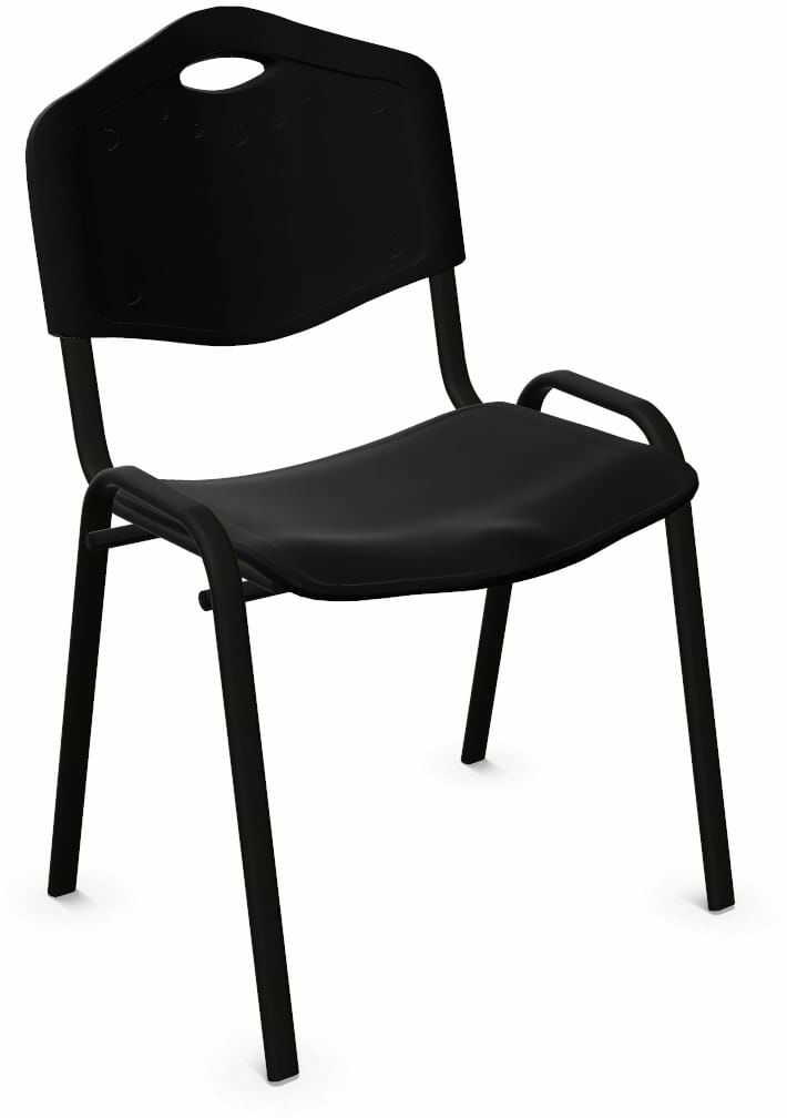 Krzesło ISO Plastic czarne