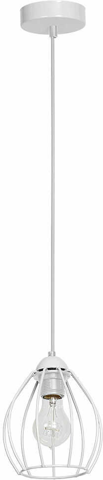 Milagro DON WHITE MLP741 lampa wisząca metalowy koszyk biały 1xE27 12cm