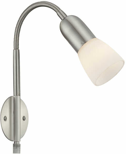 Globo kinkiet lampa ścienna Cathy 5453-1W przewód 150cm regulowane ramię