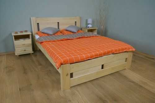 Łóżko do sypialni sosnowe Nela 140x200