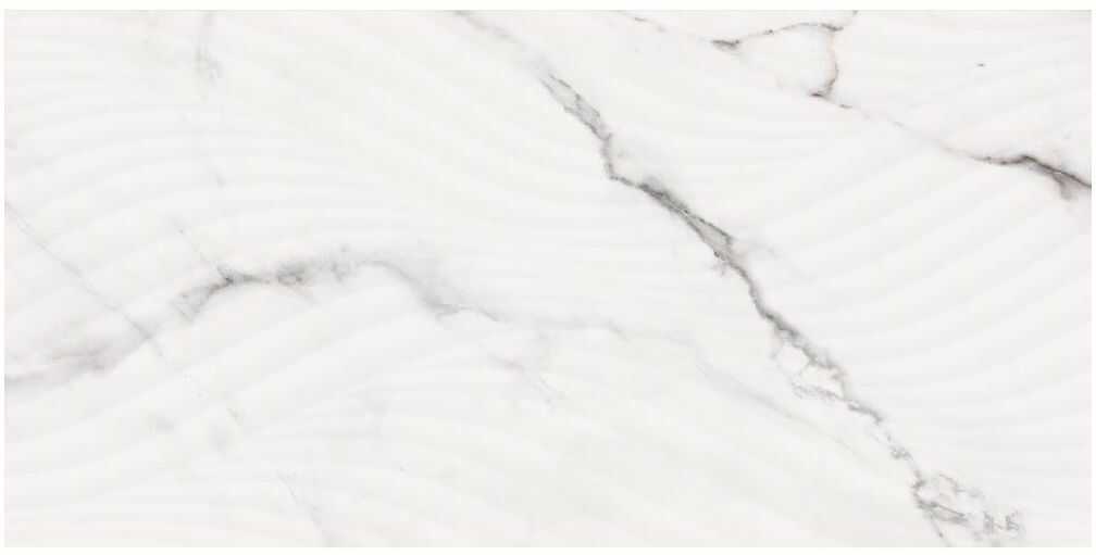 Glazura Silk White Struktura 29.7 X 60 Artens