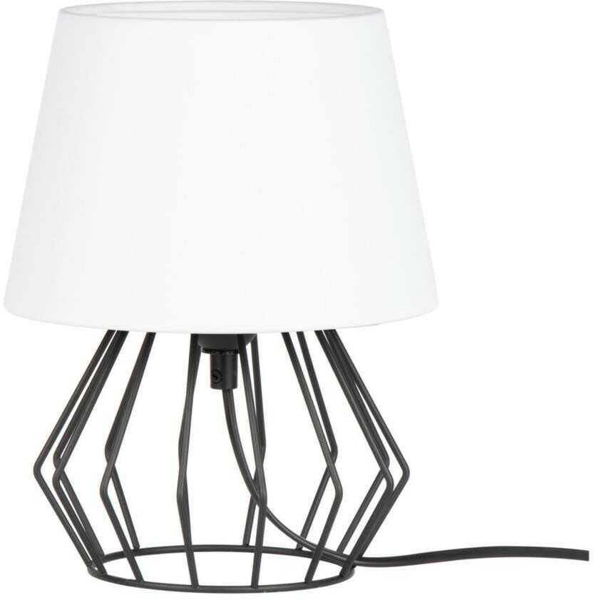 Spot-Light 7667104 - Lampa stołowa MANGOO 1 E27/40W/230V biała/czarna
