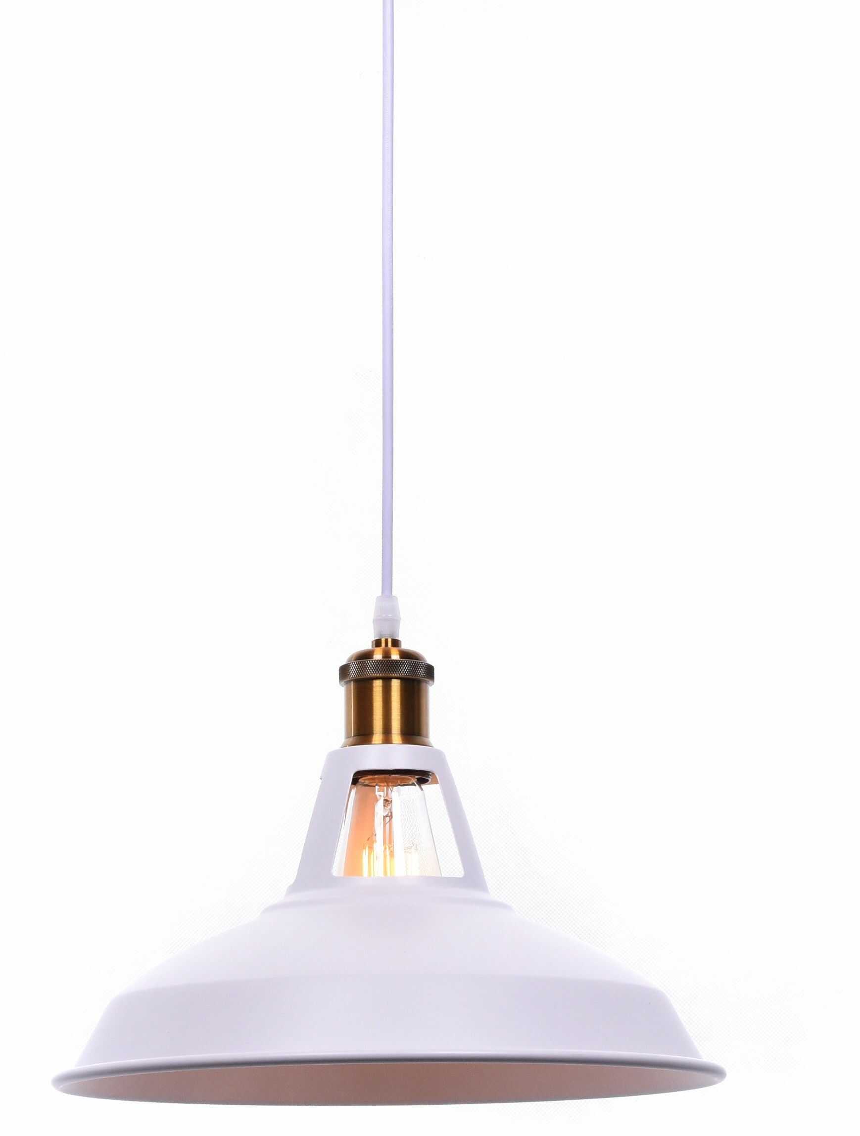 Lampa wisząca Zonda 1 Biały LDP 6857 WT - Lumina Deco // Rabaty w koszyku i darmowa dostawa od 299zł !