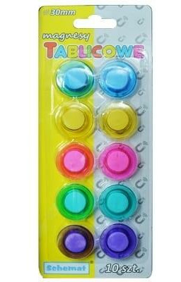Magnesy do tablic 30mm 10szt