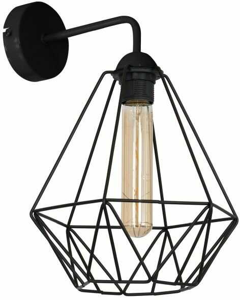 Kinkiet Luminex Basket New 1 x 60 W E27 black