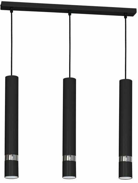 Lampa wisząca Luminex Joker 3 x 8 W GU10 black