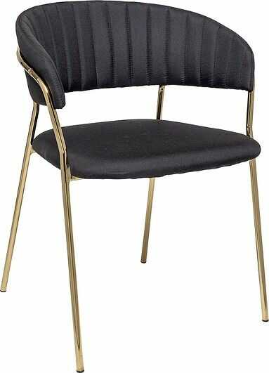 krzesło form czarne na stalowych nogach