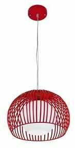 Lampa wisząca Jupiter C czerwona