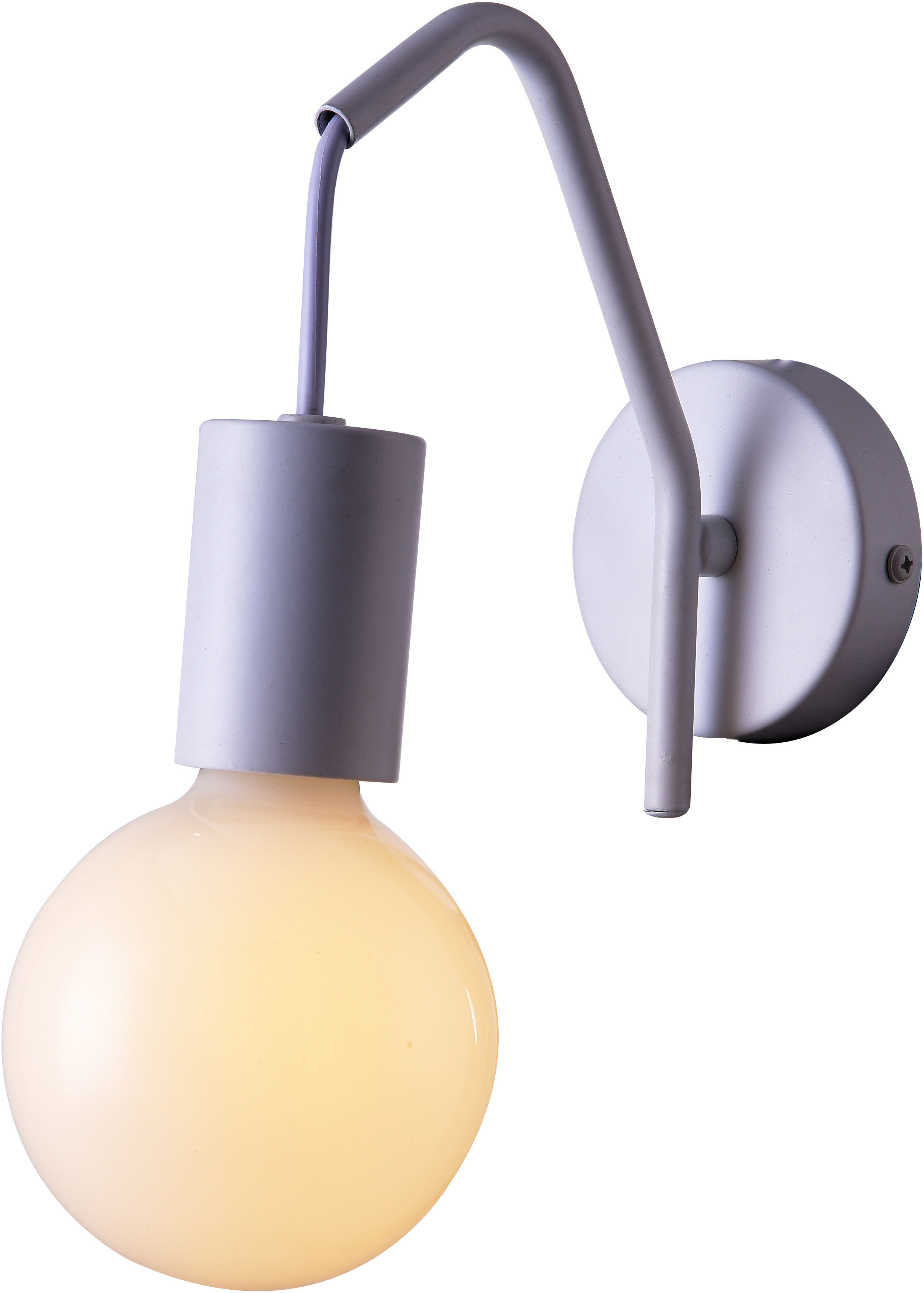 Candellux BASSO 21-70982 kinkiet lampa ścienna biała matowa 1X40W E27