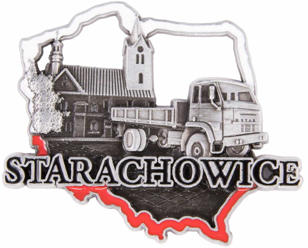 Magnes metalowy kontur Starachowice
