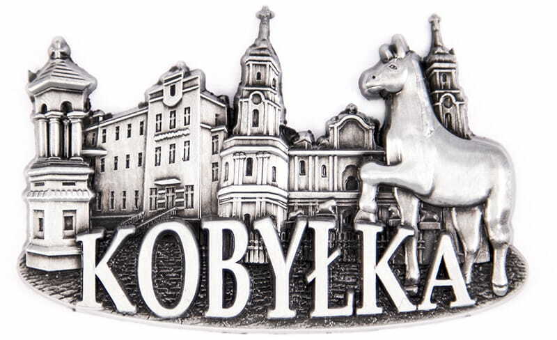 Magnes metalowy panorama Kobyłka