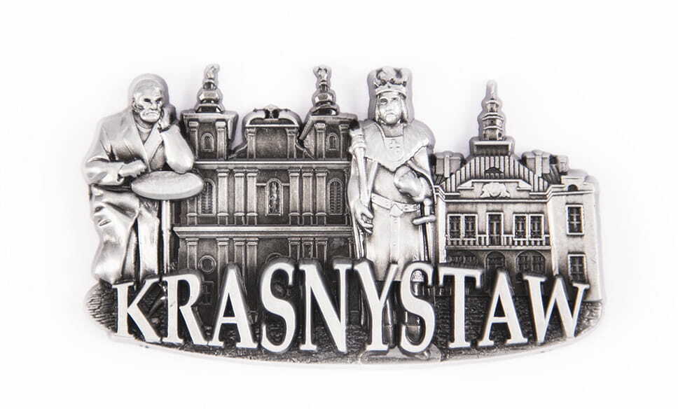 Magnes metalowy panorama Krasnystaw