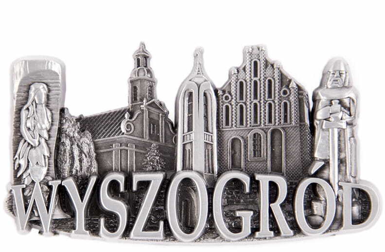 Magnes metalowy panorama Wyszogród