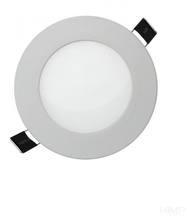 ALGINE ECO LED ROUND 230V 12W IP20 CW SUFITOWE biała ramka podtynkowa